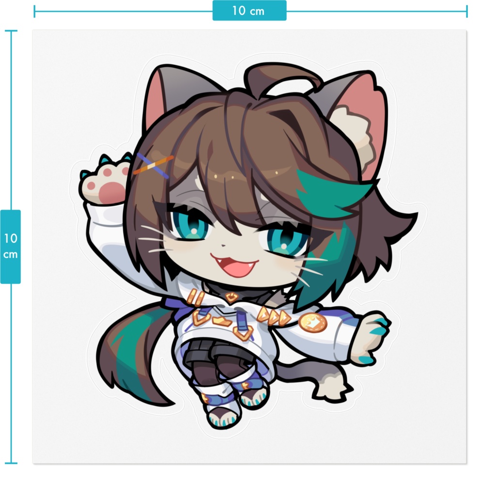 いっぱい貼ってね!(ゆるかわ衣装)