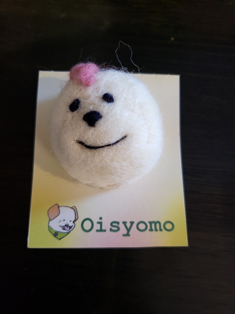 羊毛ブローチ/その他(オリジナルキャラクター)