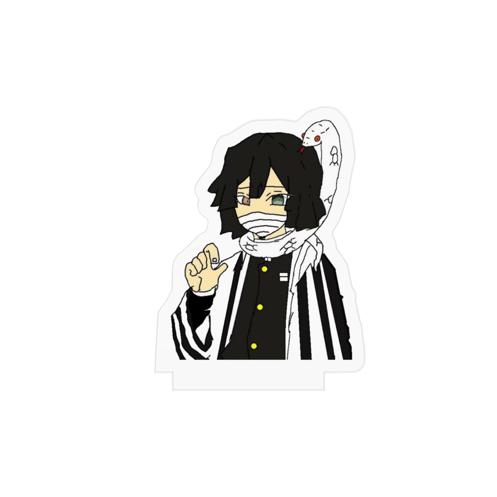 創作 鬼滅の刃 伊黒小芭内 アクリルフィギュア