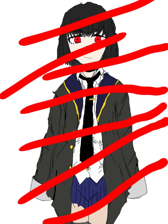 立ち絵　制服の子