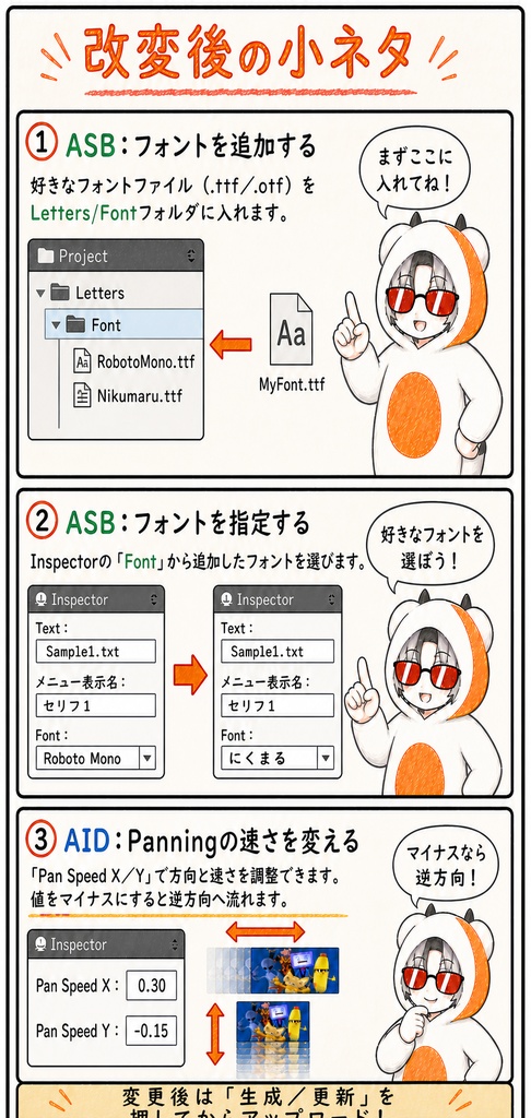 見せる・つぶやく!|VRChat画像&吹き出しツール(AIDとASB)