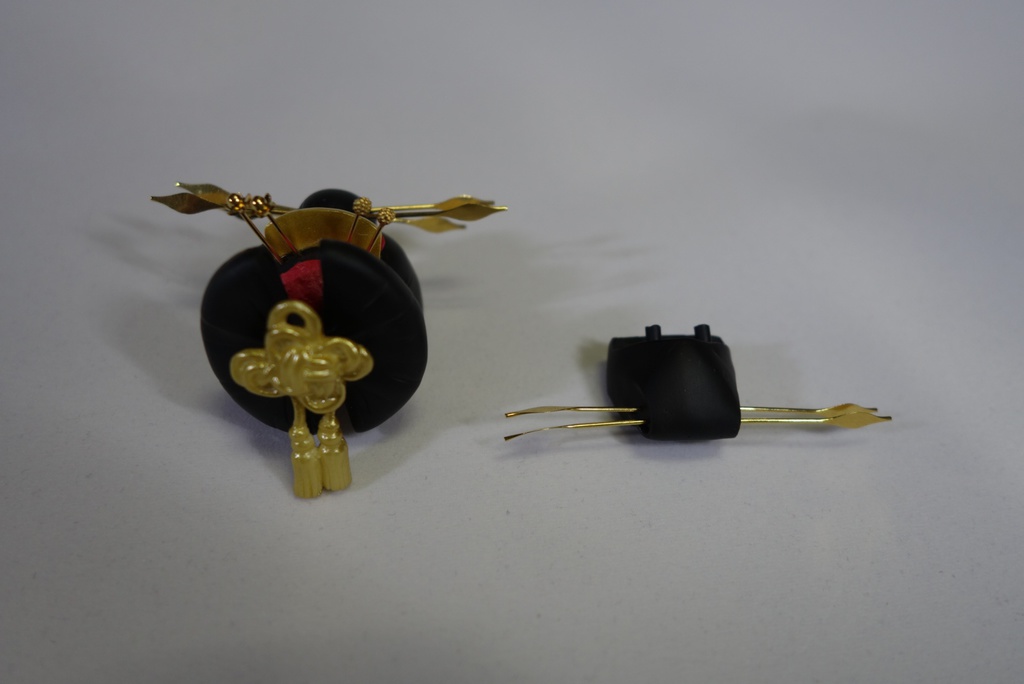 メガミデバイス 朱羅用 改造ヘッドパーツ 花魁(立兵庫)風 塗装済み完成品