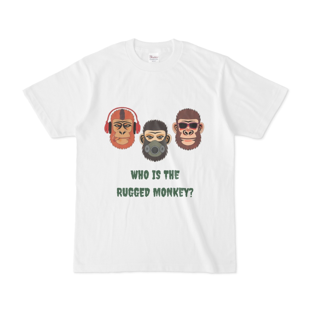 RUGGED MONKEY(見ざる聞かざる言わざる)Tシャツ