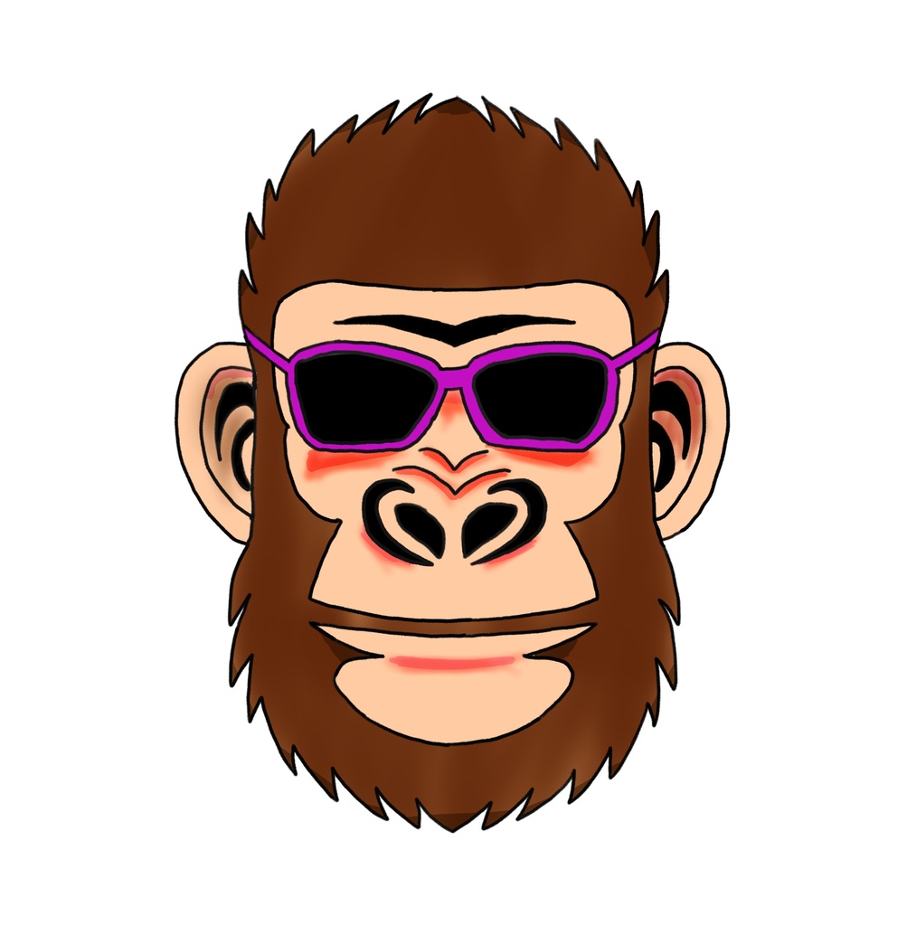 RUGGED MONKEY 黒パーカー