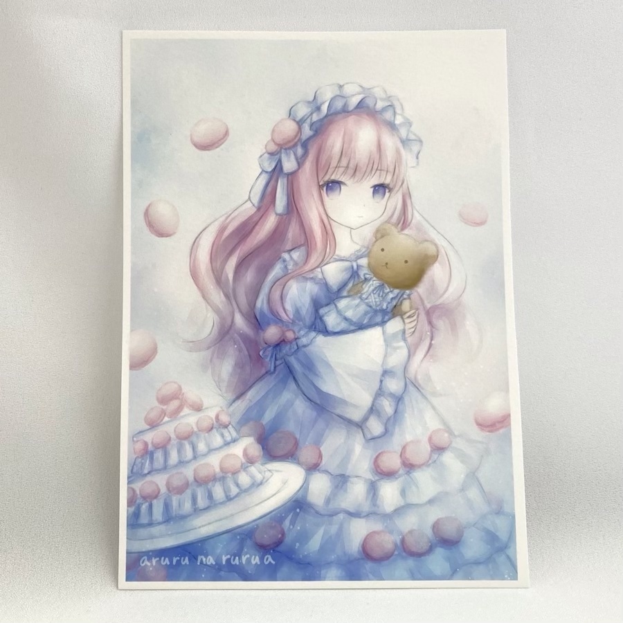 複製画「マカロンケーキ」【受注生産】