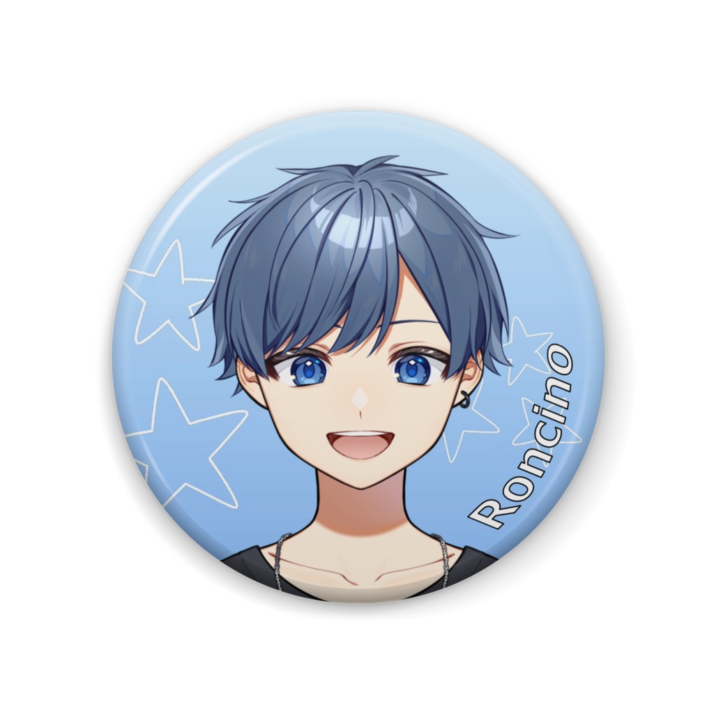 ロンチーノ　vtuber　缶バッジ　57mm