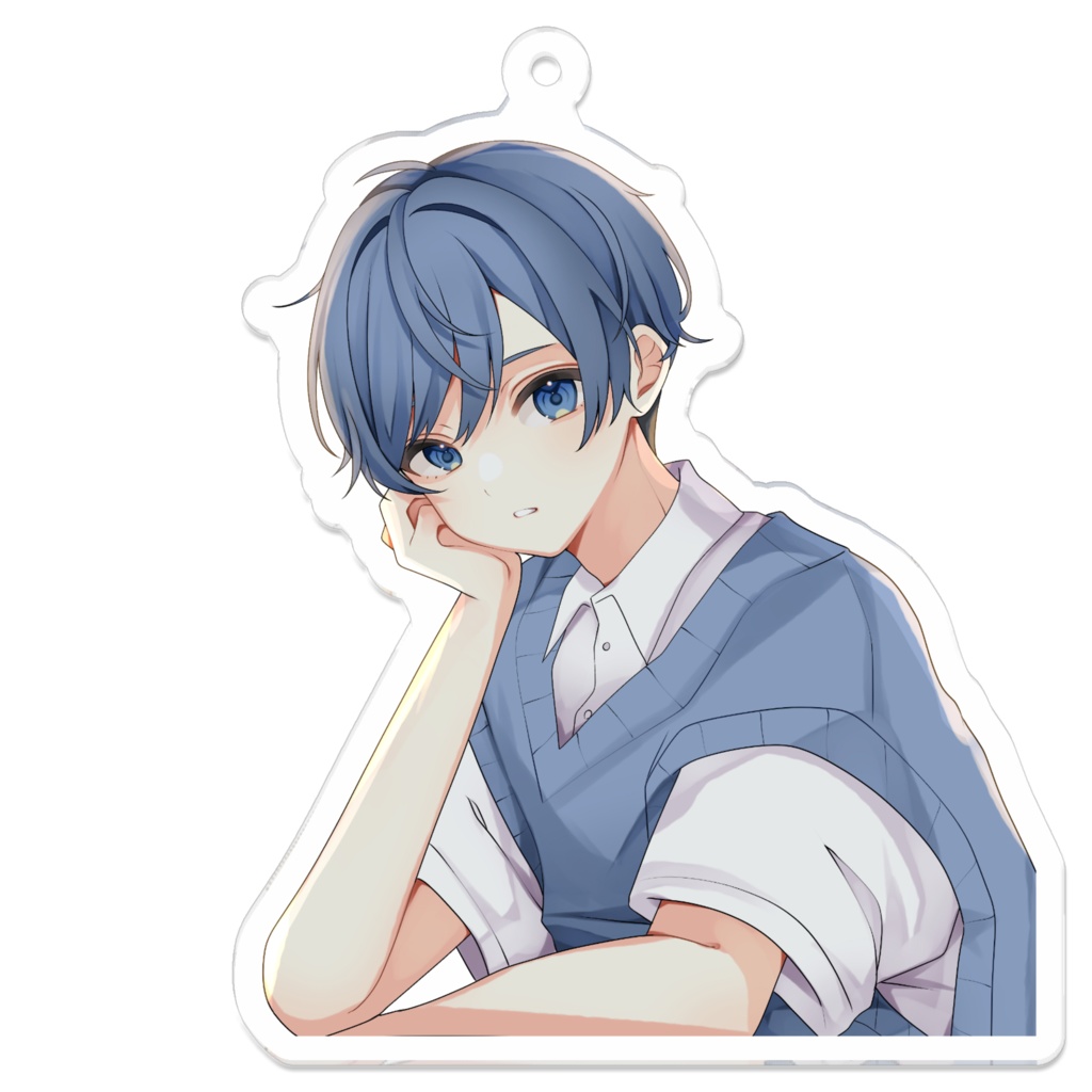 ロンチーノ　好きだから。　アクリルキーホルダー　 70 x 70 (mm)