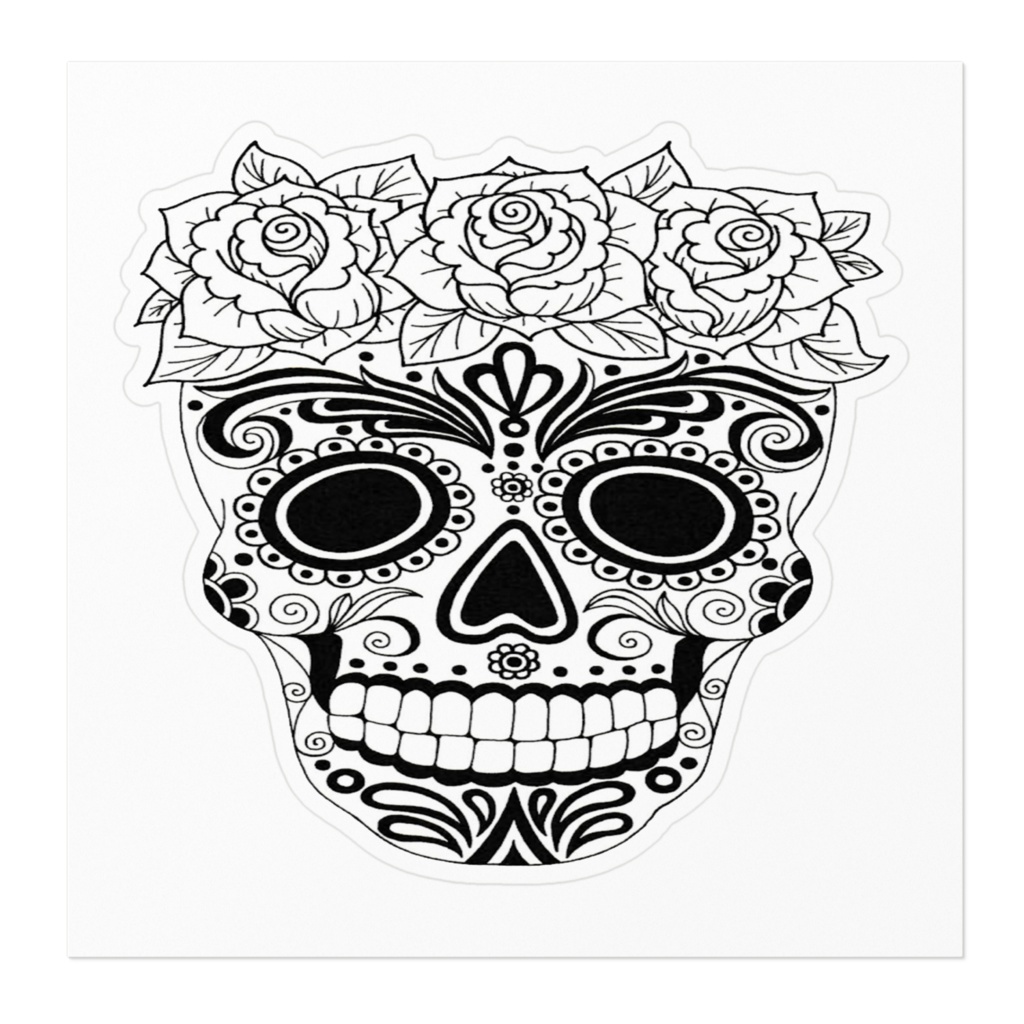 メキシカンスカルステッカー