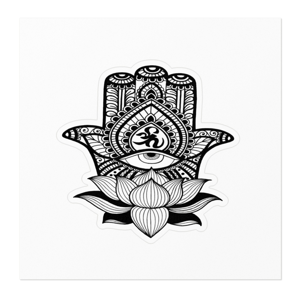 ファティマの手(ハムサハンド)ステッカー