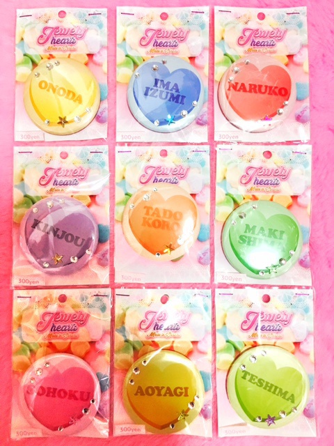 【缶バッジ】キャンディーハーツ風 缶バッジ 全9種