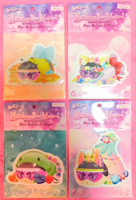 【ステッカー】Kira×2 Fuwa×2 MarshmallowMascot シリーズ