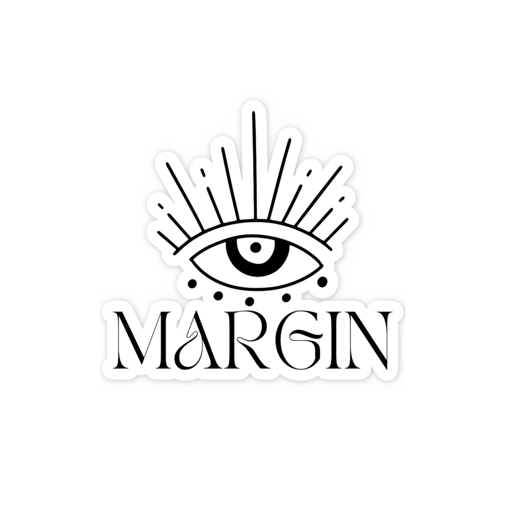 MARGINバンドロゴステッカー