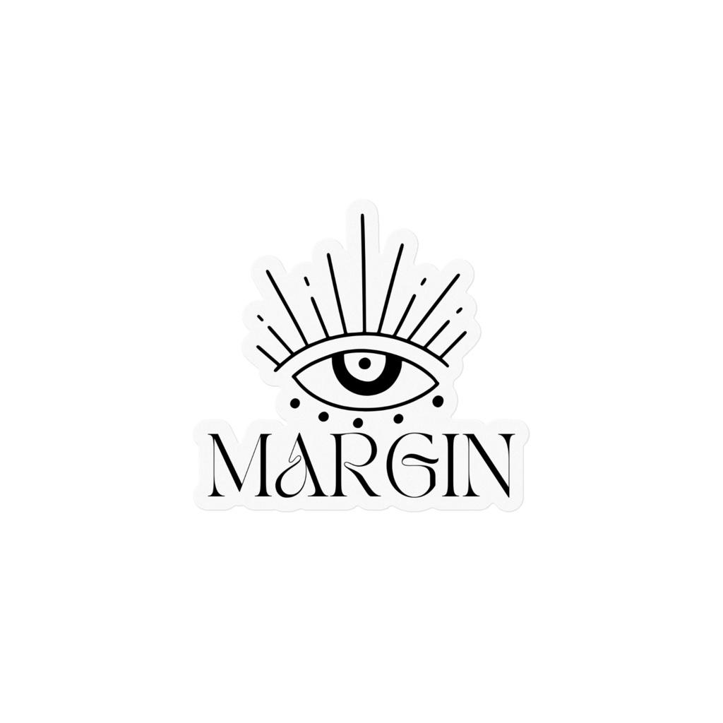 MARGINクリアステッカー