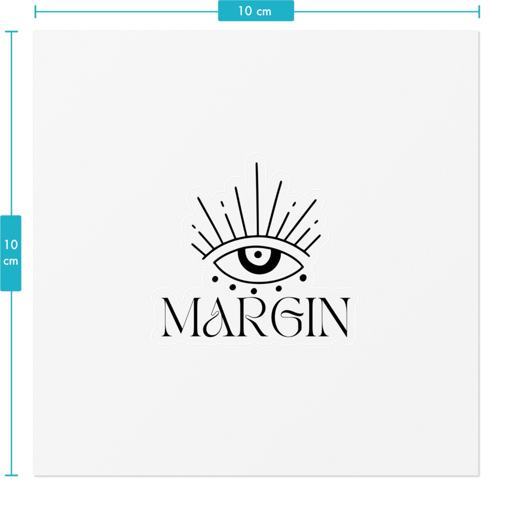 MARGINクリアステッカー