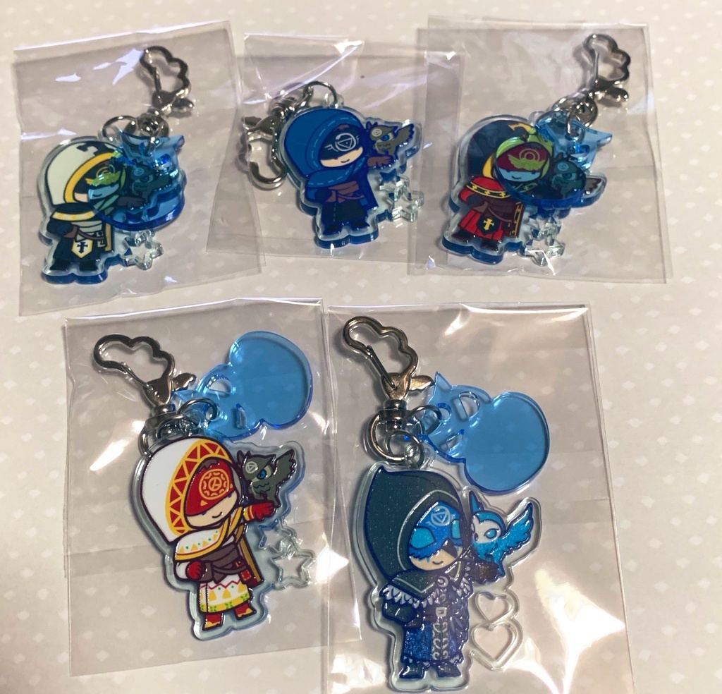 占い師 アクリルキーホルダー