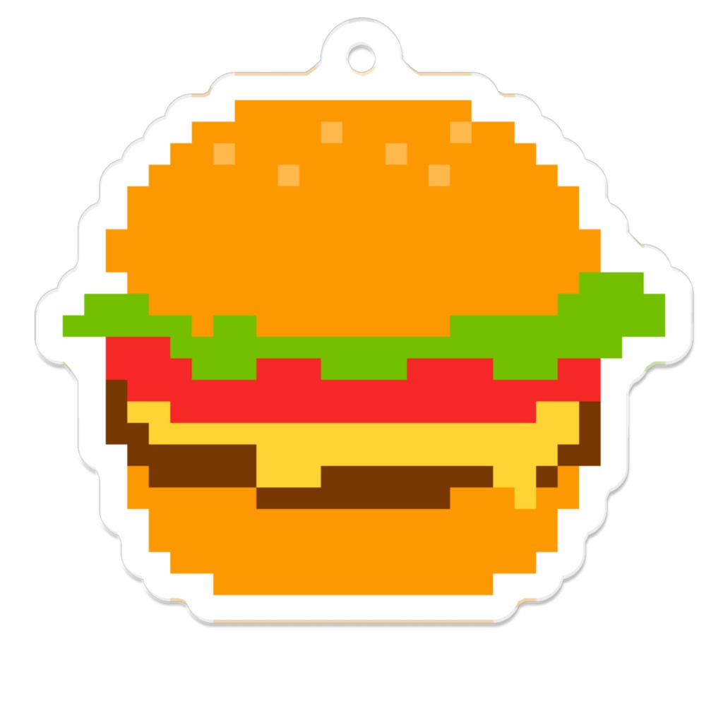 ハンバーガーアクリルキーホルダー
