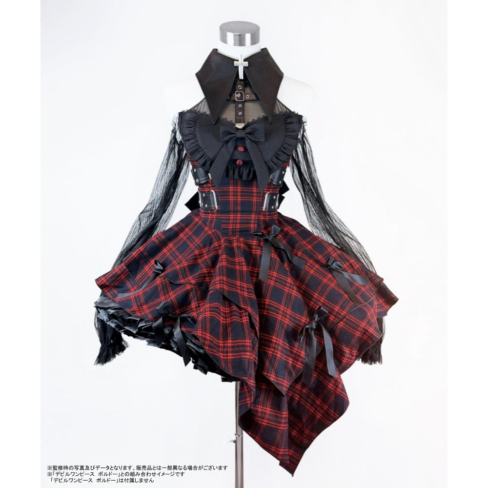 デビルボンテージ付け襟 黒