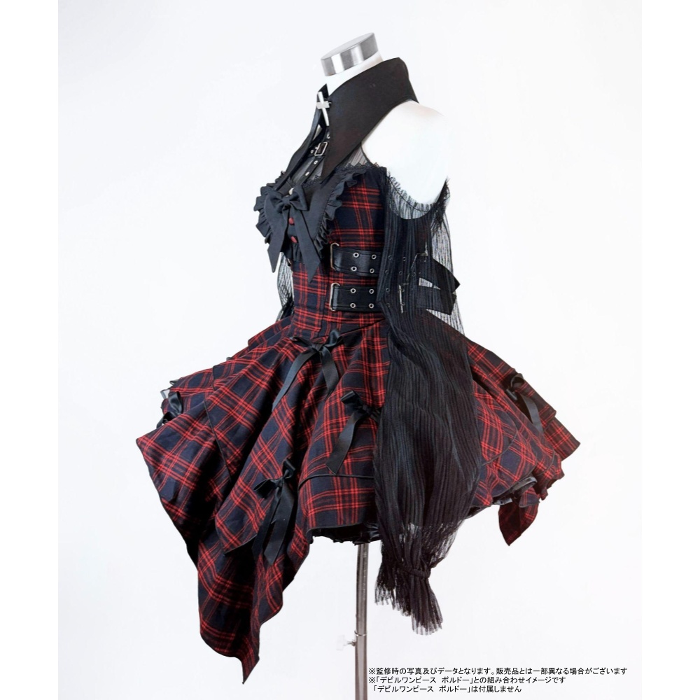 デビルボンテージ付け襟 黒