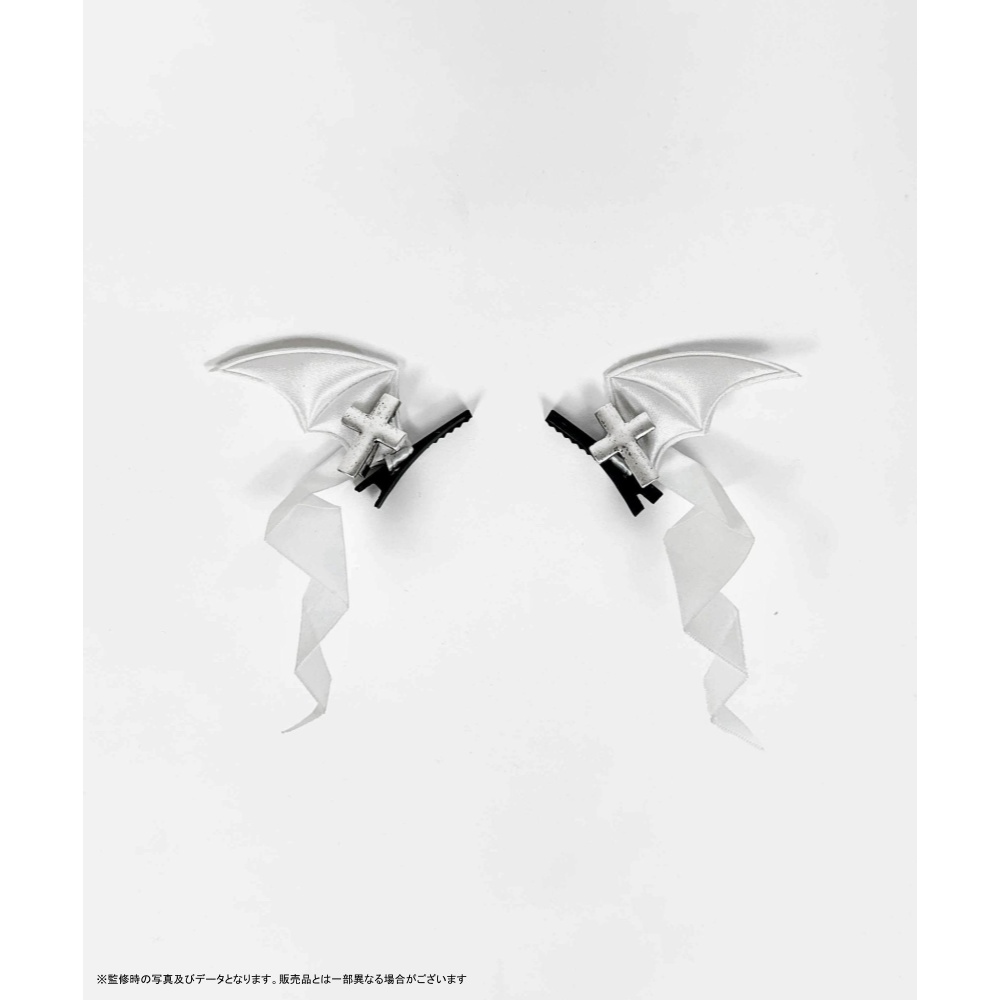 デビルリボンクリップ 白