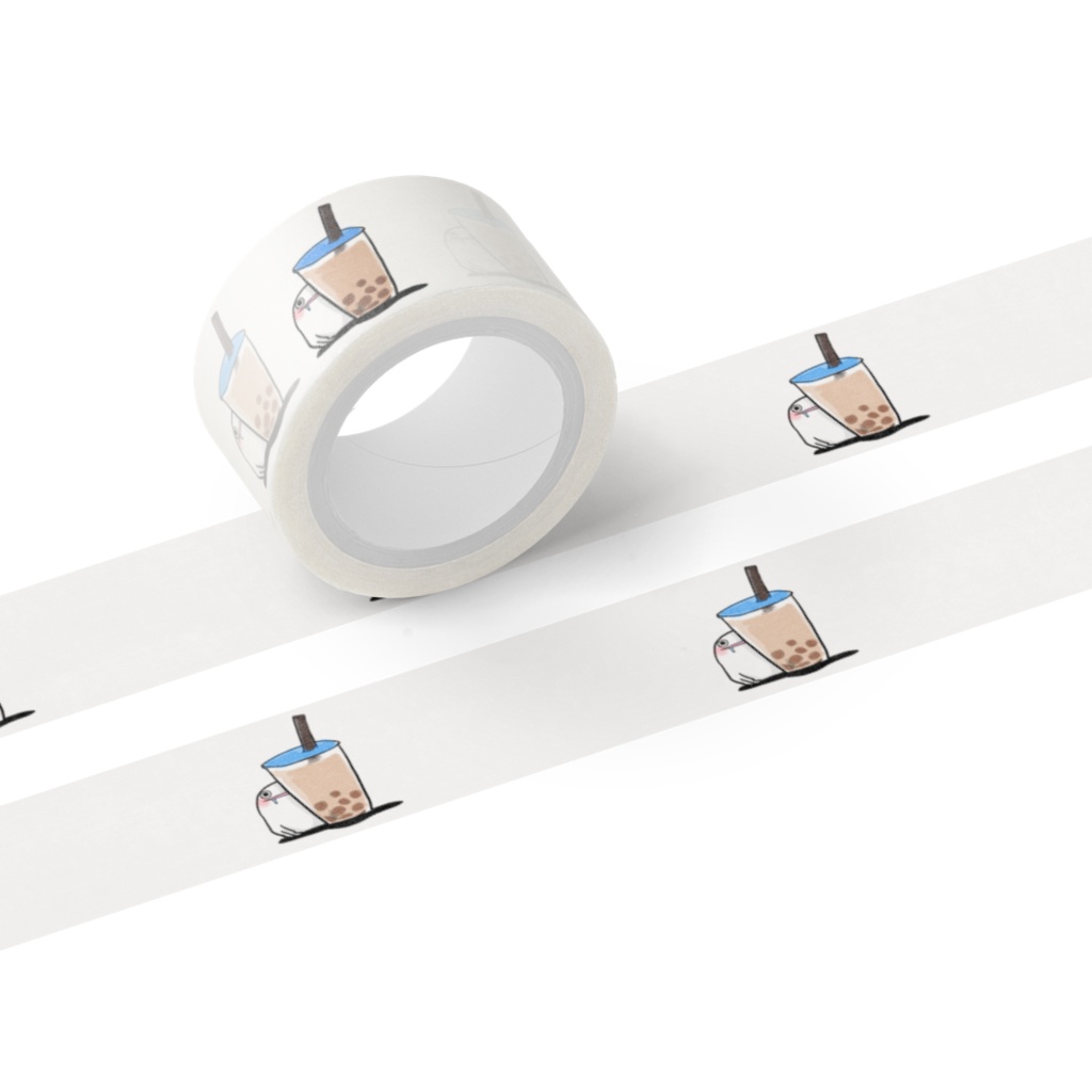 たぴおかカエルのマスキングテープ