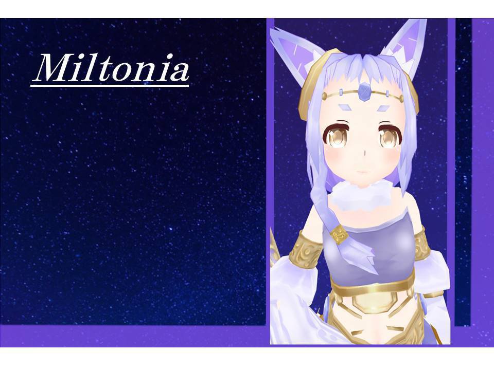 オリジナル3Dモデル『Miltonia』