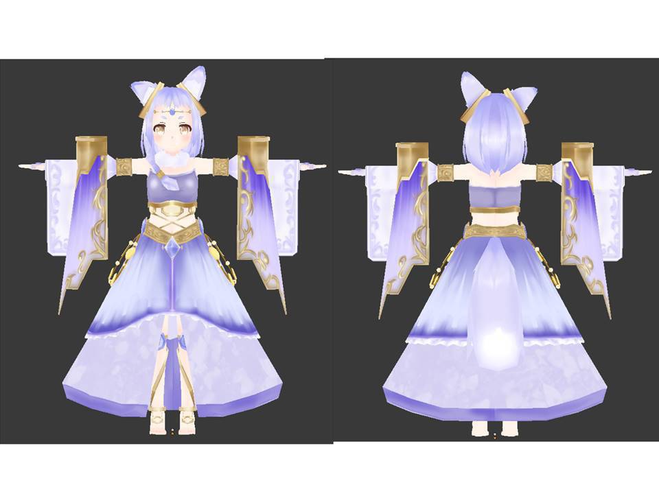 オリジナル3Dモデル『Miltonia』