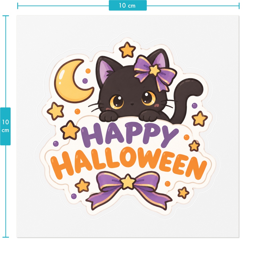 ハロウィンギフトステッカー「HAPPY HALLOWEEN&Trick or Treat!」