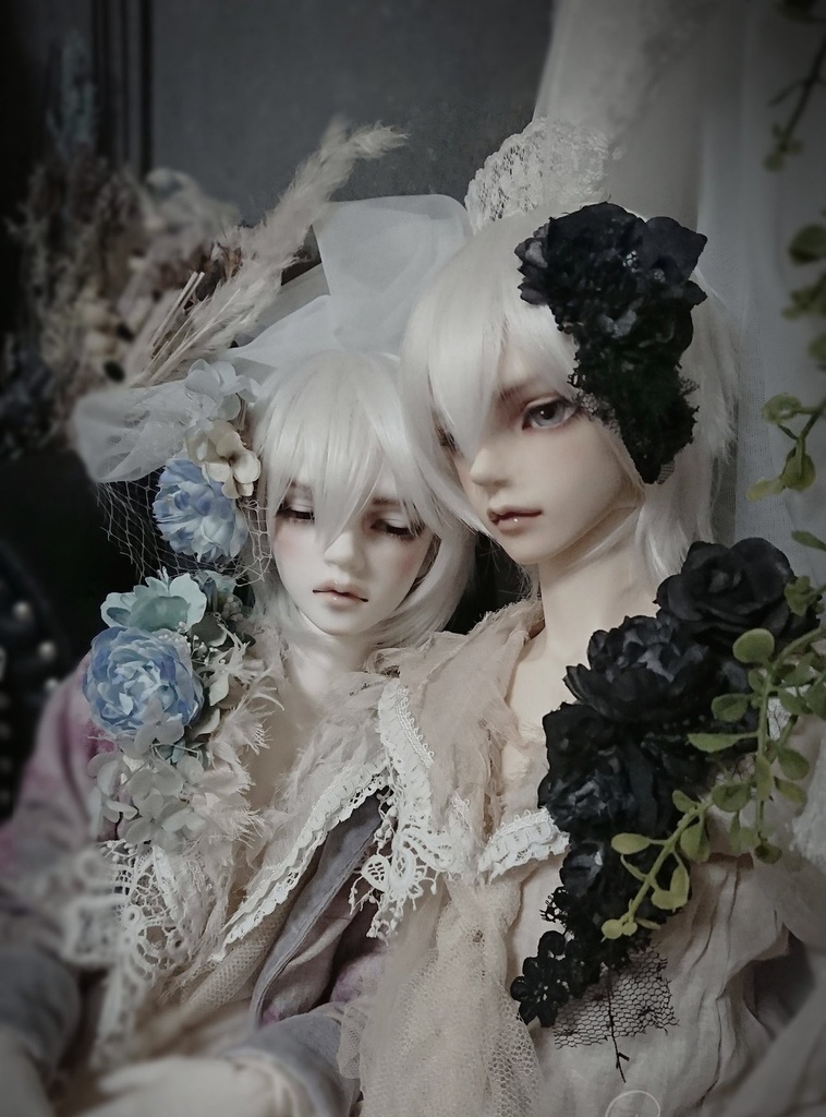 【受注製作】ヘッドドレス《優しい黒》