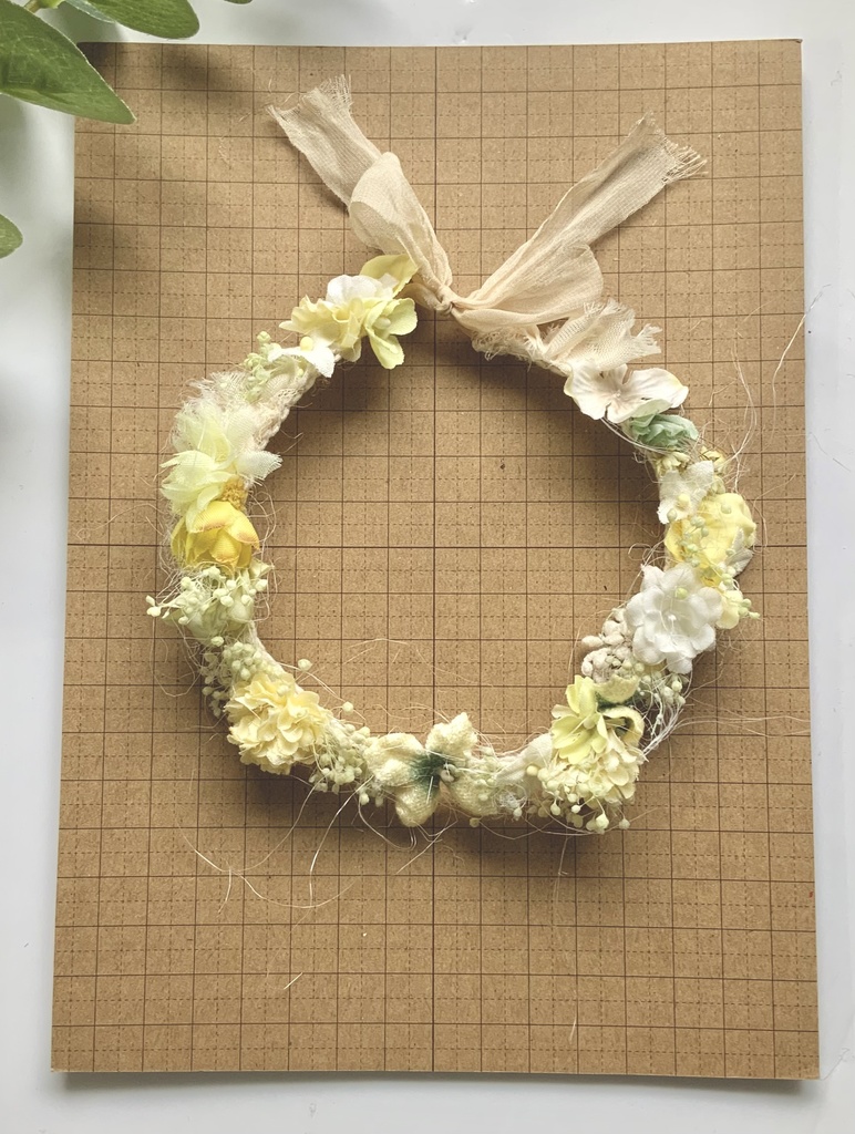 【ドールサイズ】花冠「草花」