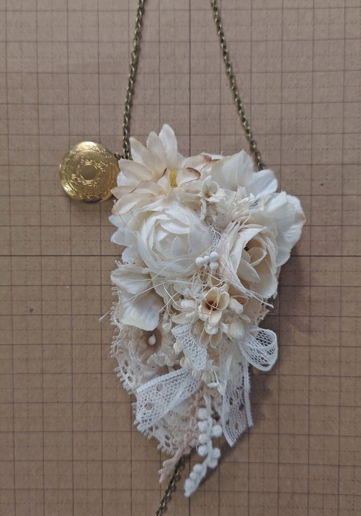 【ドールサイズ】猫耳カチューシャとチェーンの腰飾りのセット