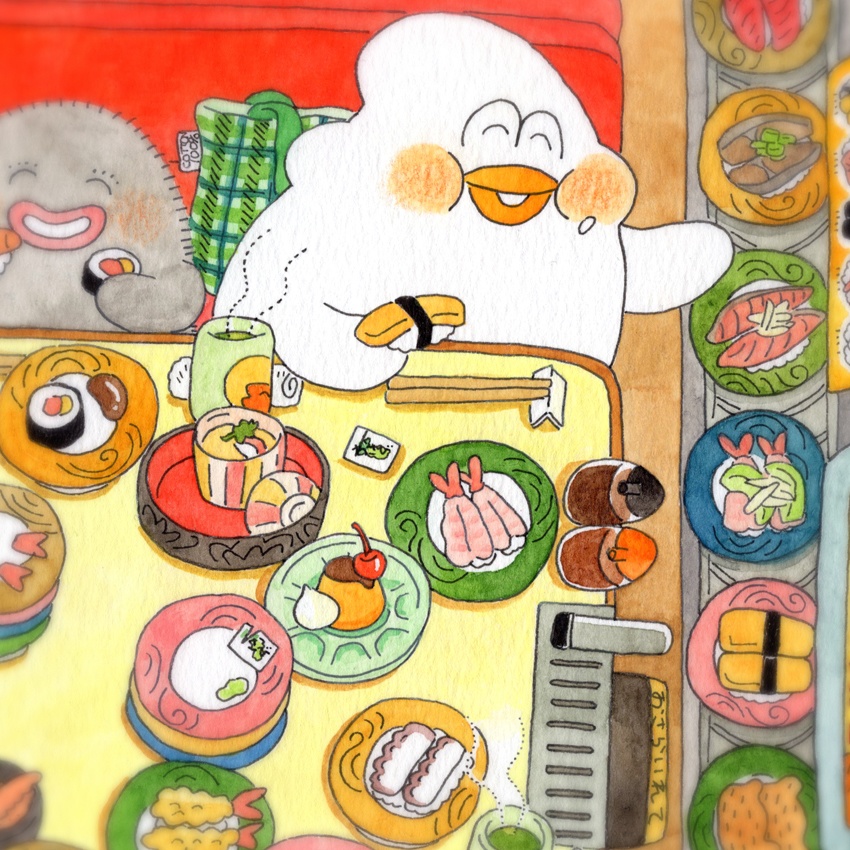 「ぽかぽか」イラストカードセット