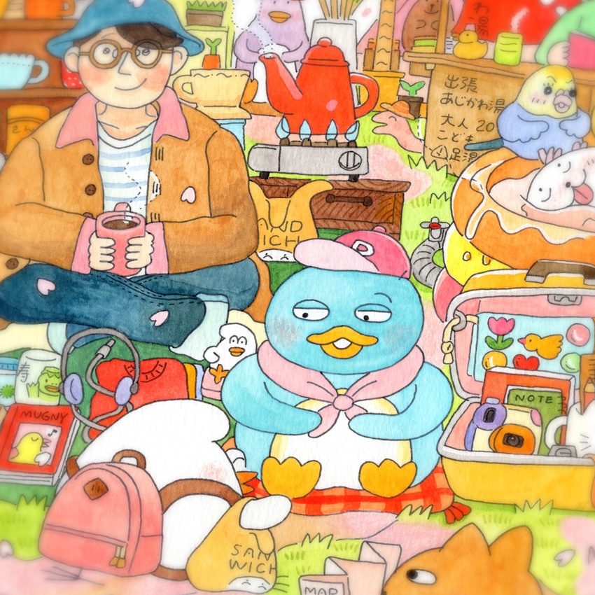 「ぽかぽか」イラストカードセット