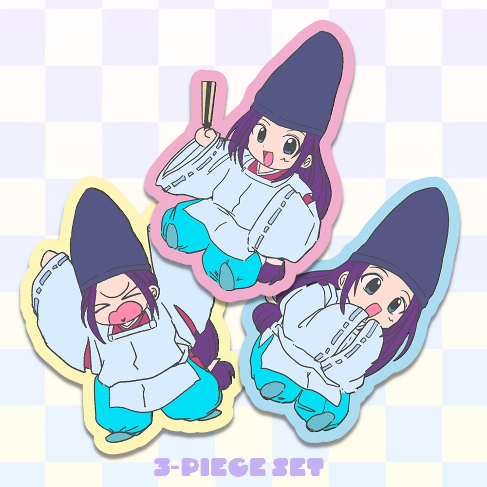 ヒカルの碁 ミニ佐為ちゃんステッカー（3set）