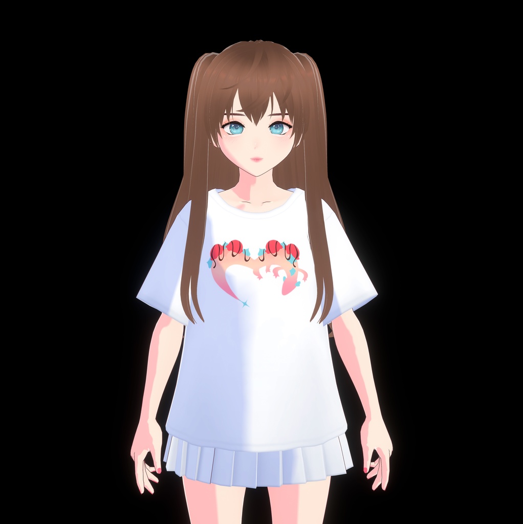 【VRoid用】cute girl model