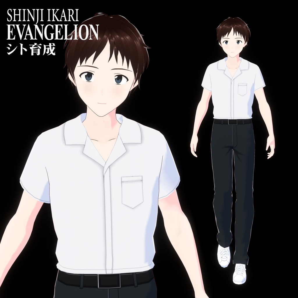 VRoid用】Shinji Ikari Evangelion model - dese - BOOTH