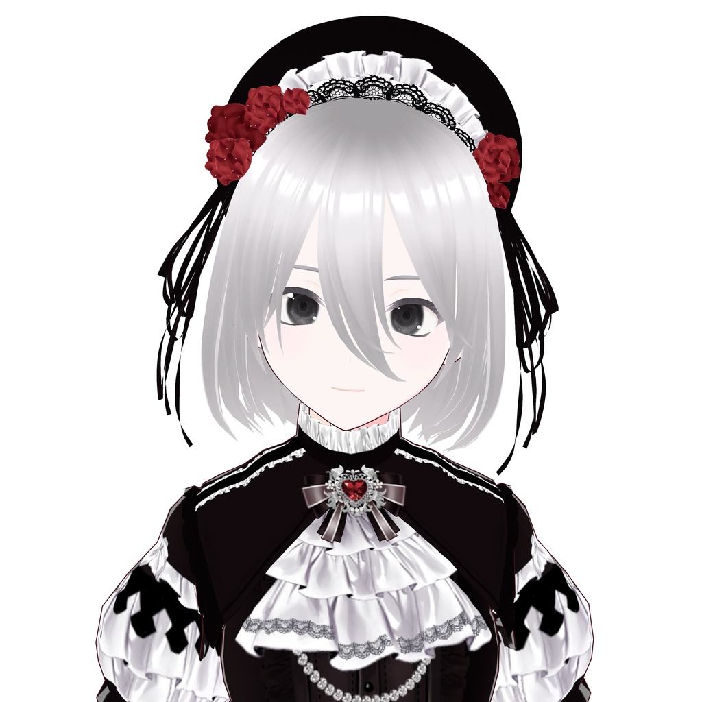 【VRoid衣装】ゴスロリ gothic lolita suit