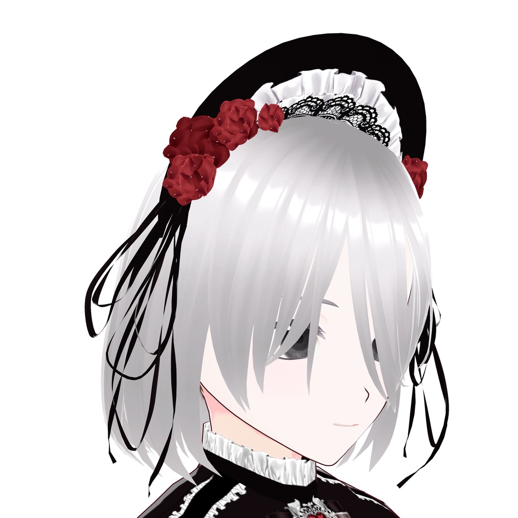 【VRoid衣装】ゴスロリ gothic lolita suit