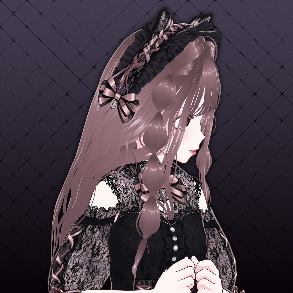 【VRoid衣装】ロリータ(Sweet Heart Kitty lolita suit)