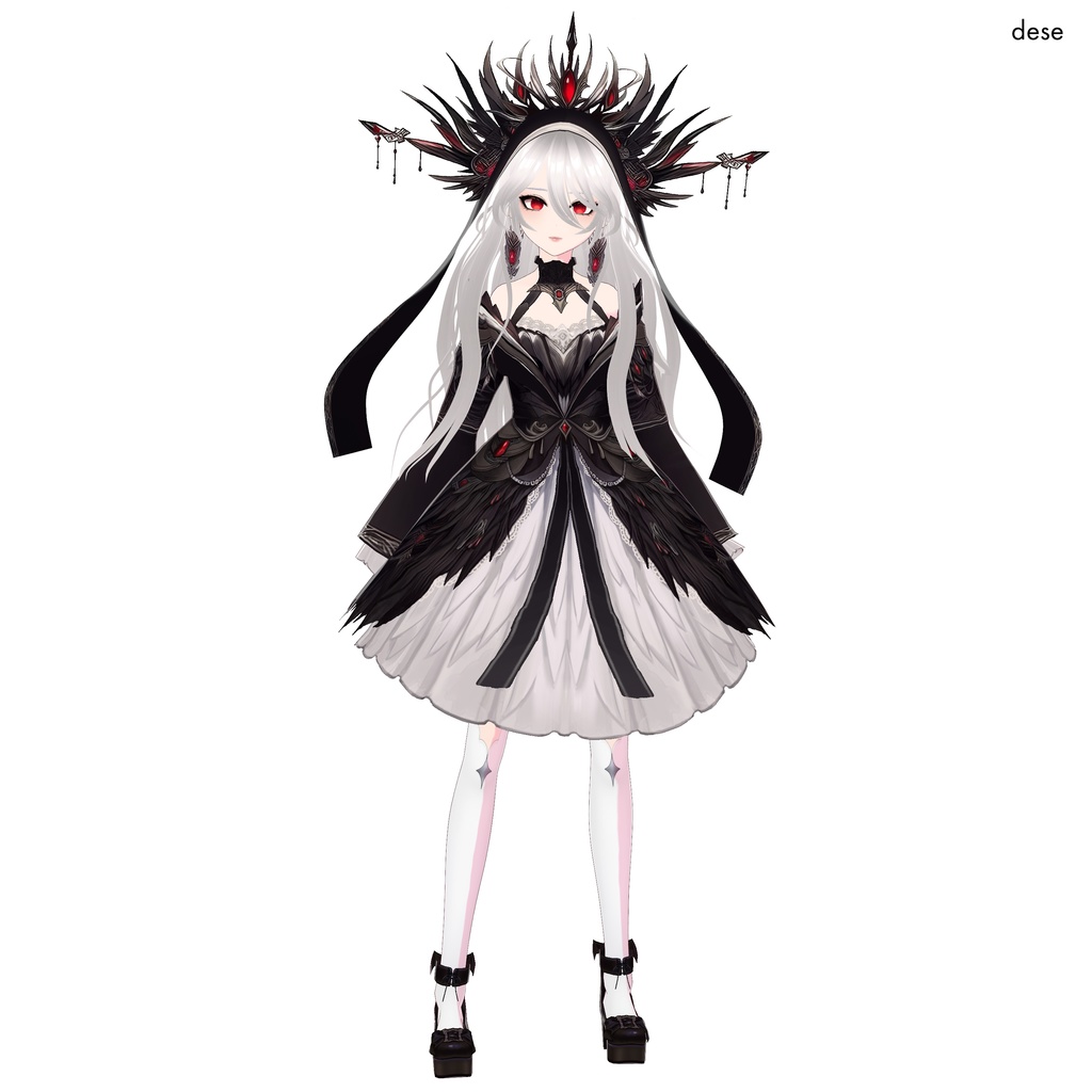 【VRoid衣装】ゴス(Queen of Darkness)