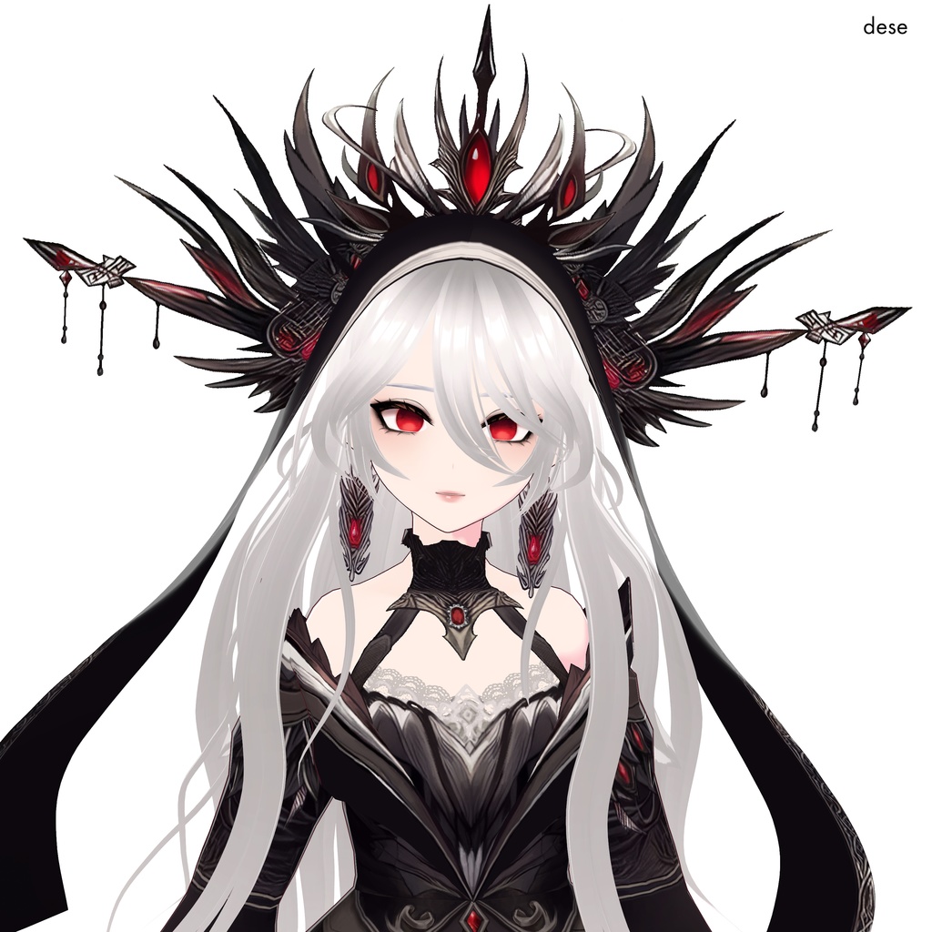 【VRoid衣装】ゴス(Queen of Darkness)