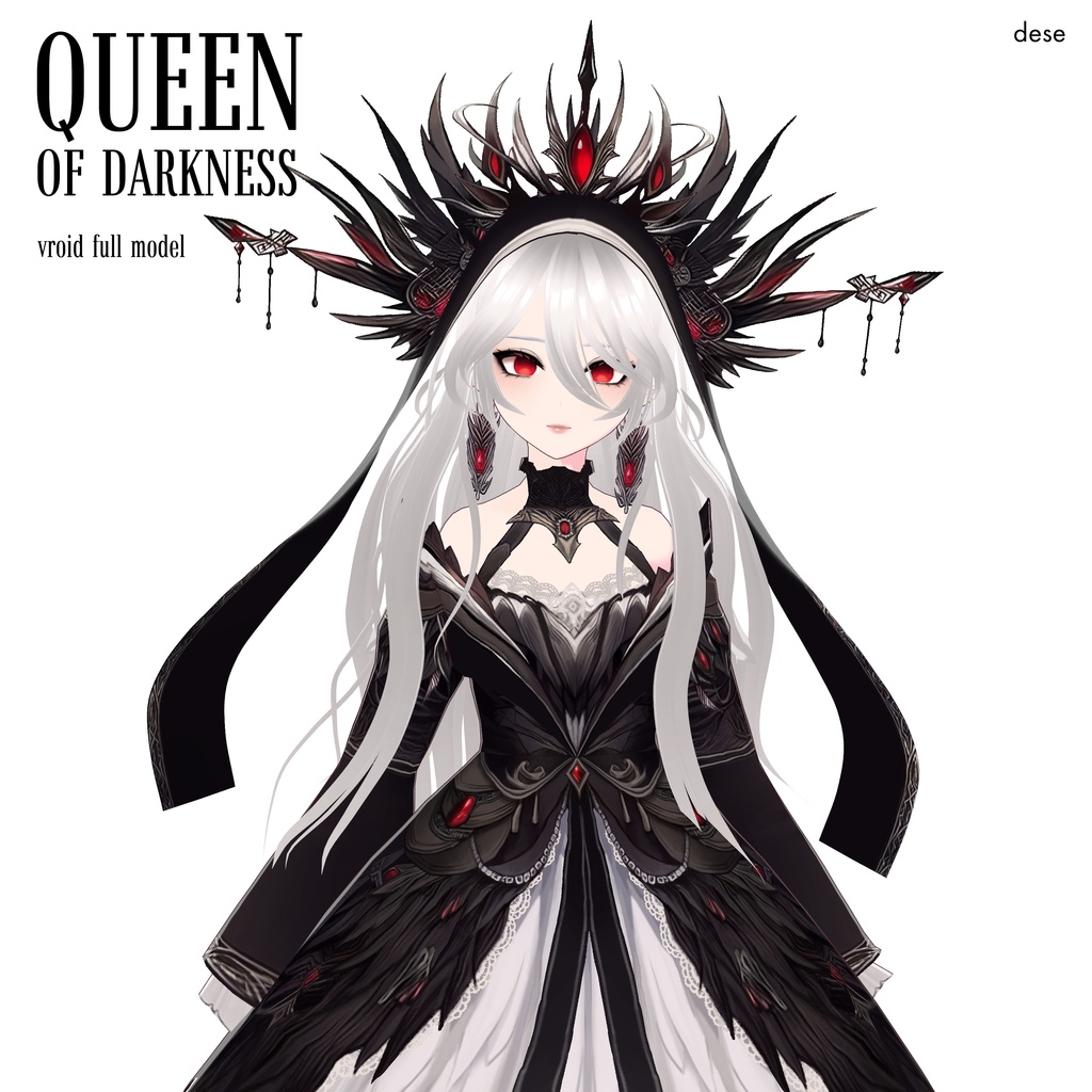 【VRoid衣装】ゴス(Queen of Darkness)