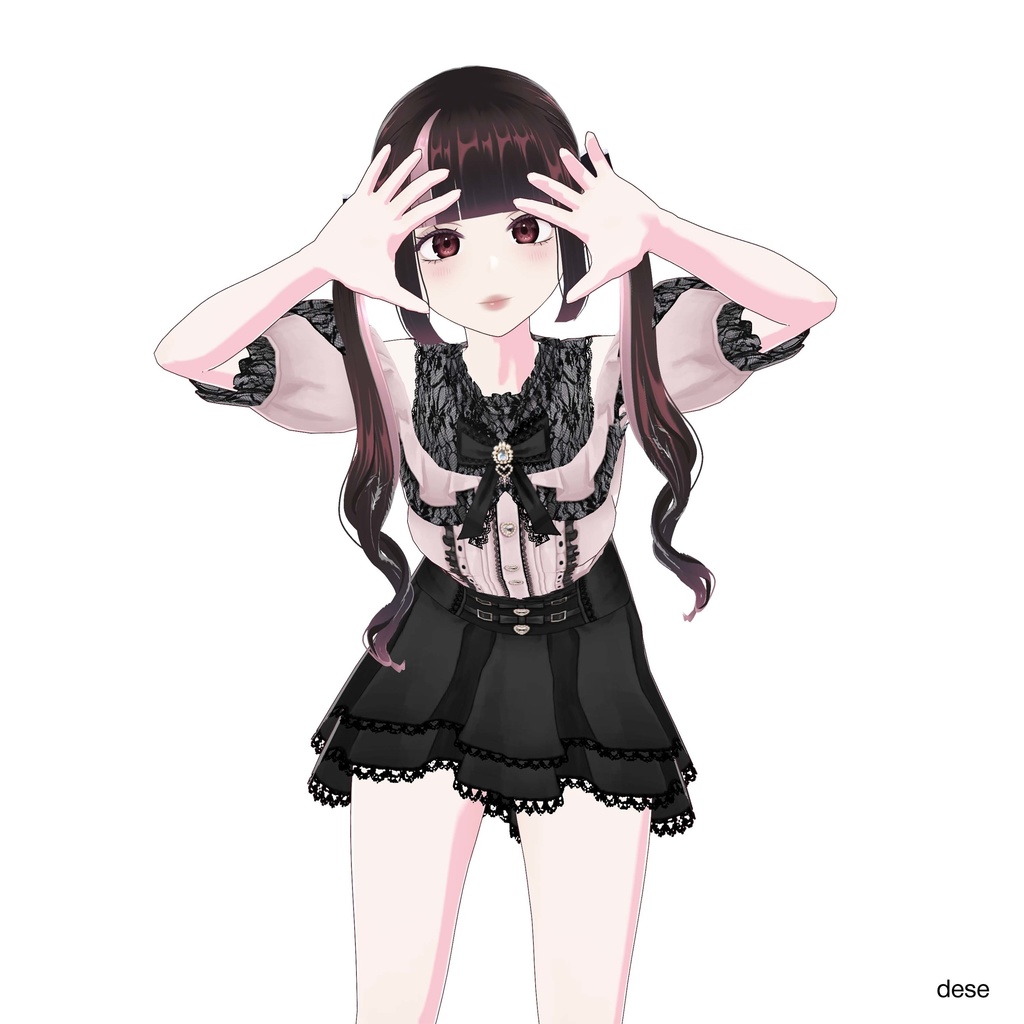 【VRoid衣装】スカート(jirai kei skirt)