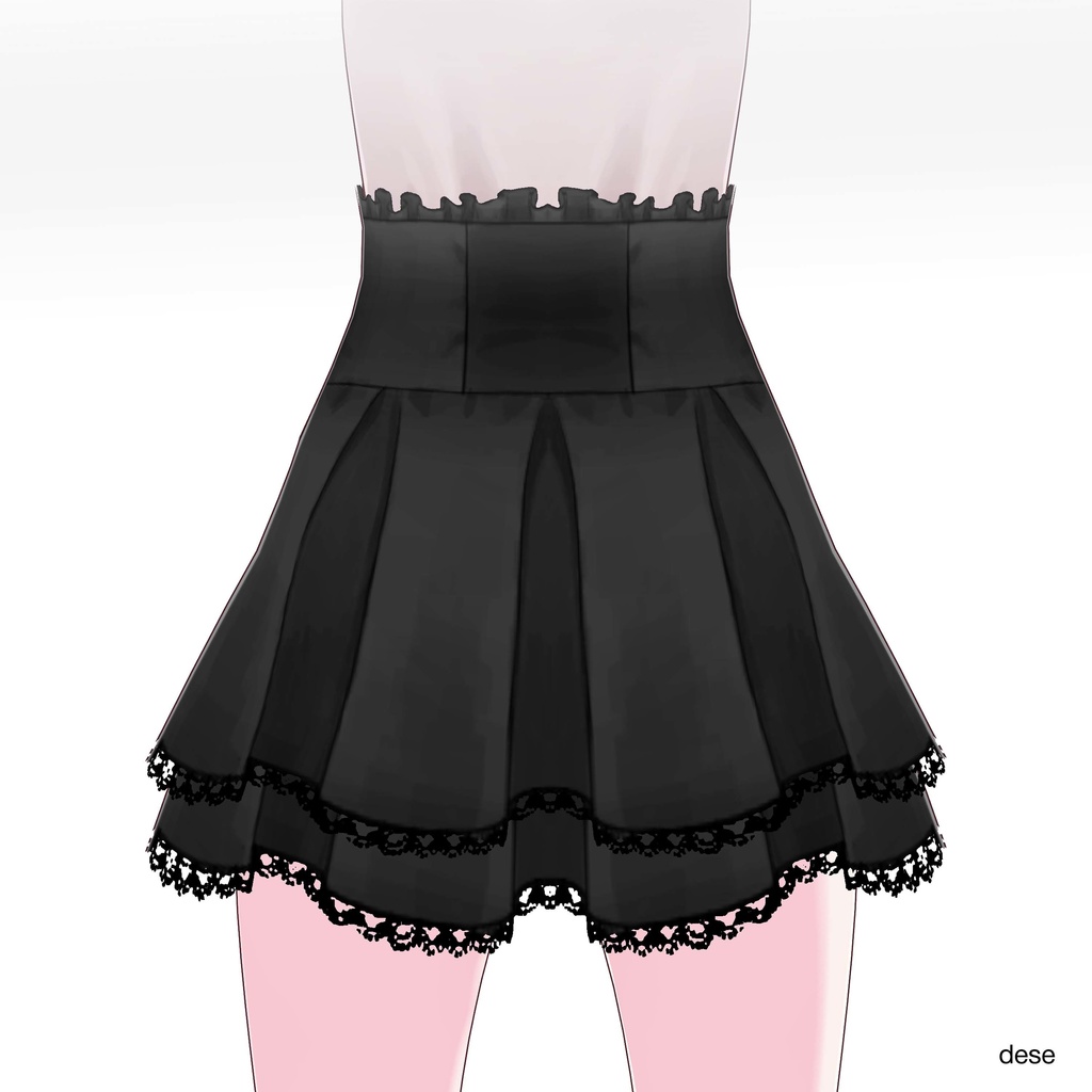 【VRoid衣装】スカート(jirai kei skirt)