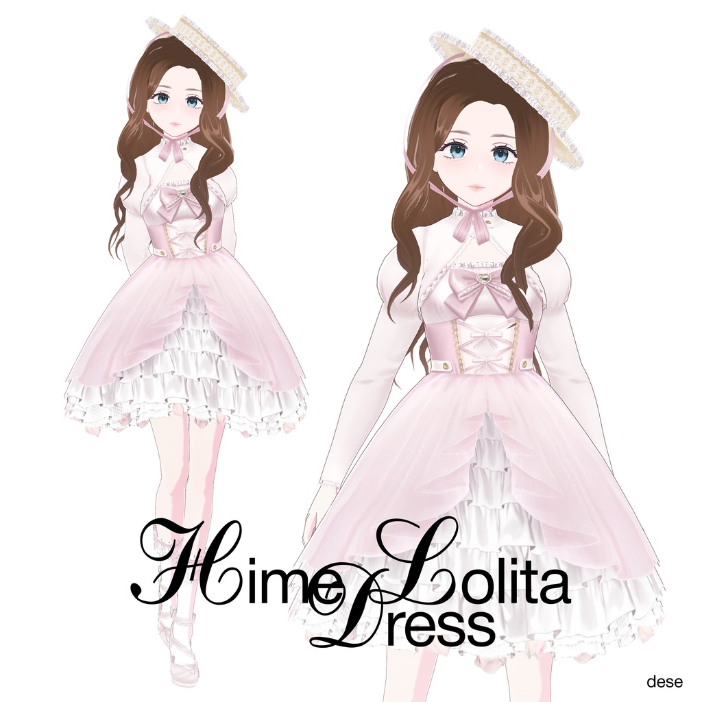 【VRoid衣装】ロリータ Hime Lolita Dress 姫ロリ