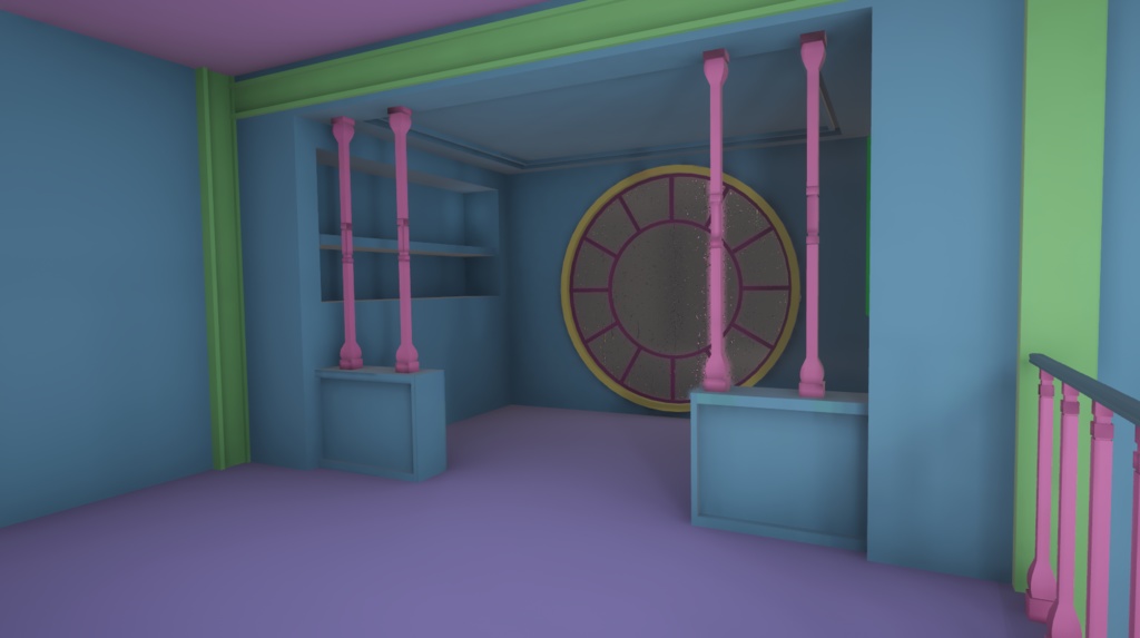 【VRC向けワールド想定】 Windowseat(ウィンドウシート)