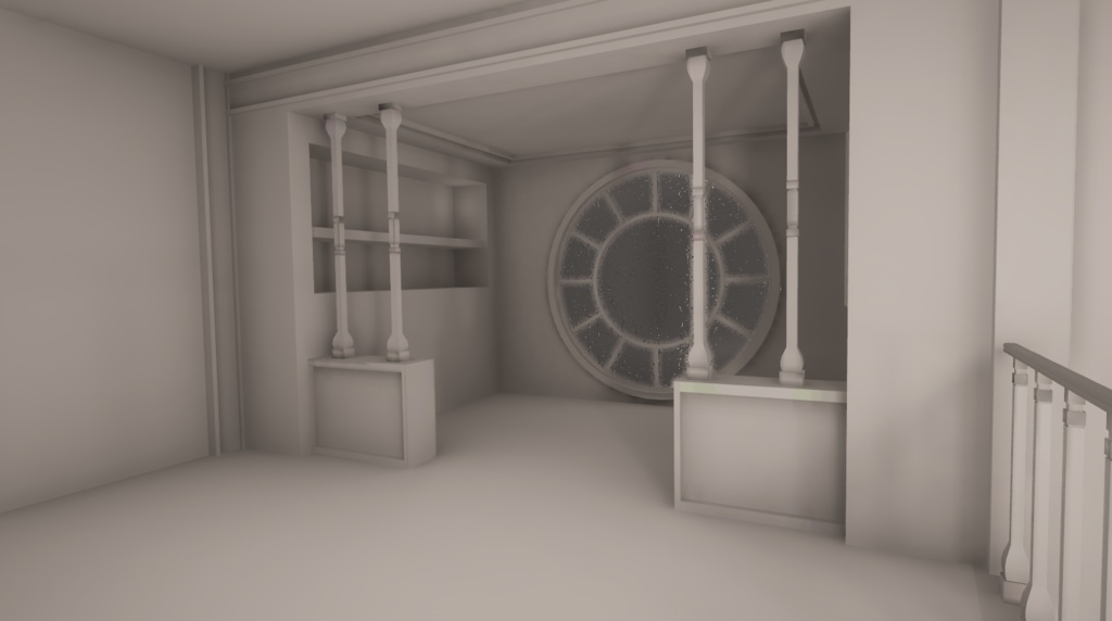 【VRC向けワールド想定】 Windowseat(ウィンドウシート)