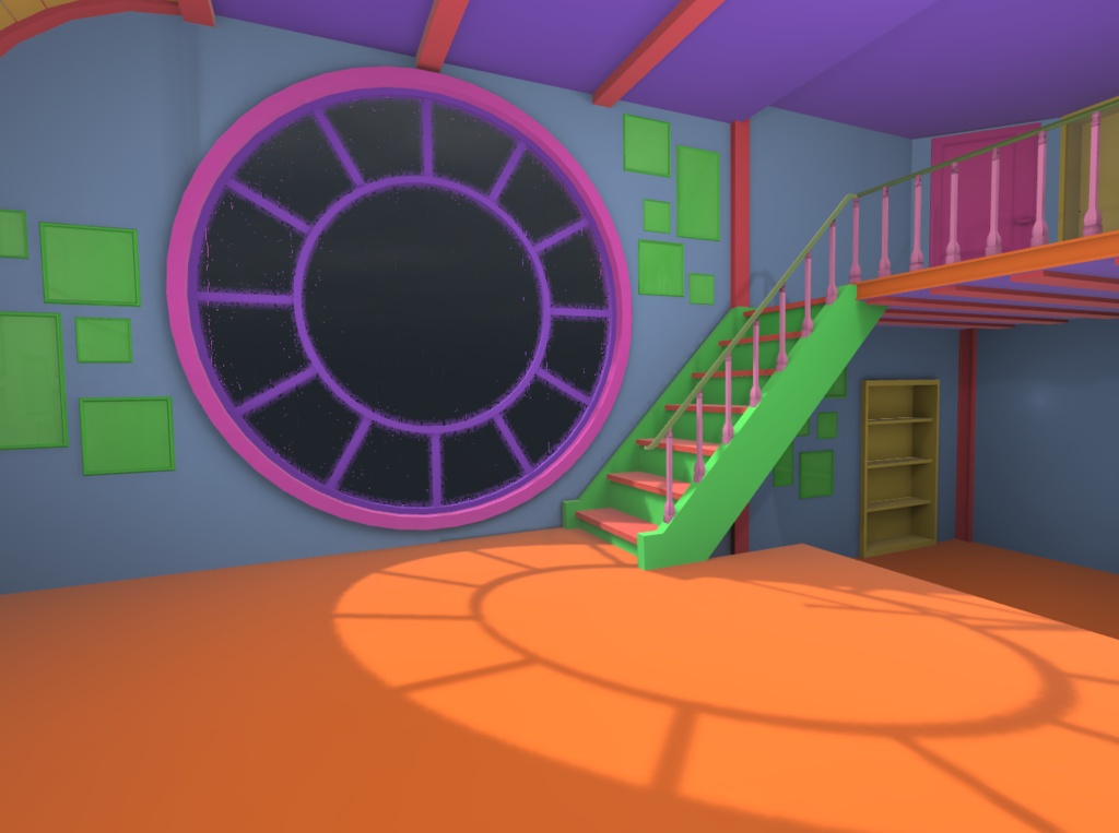 【VRC向けワールド想定】 Windowseat(ウィンドウシート)