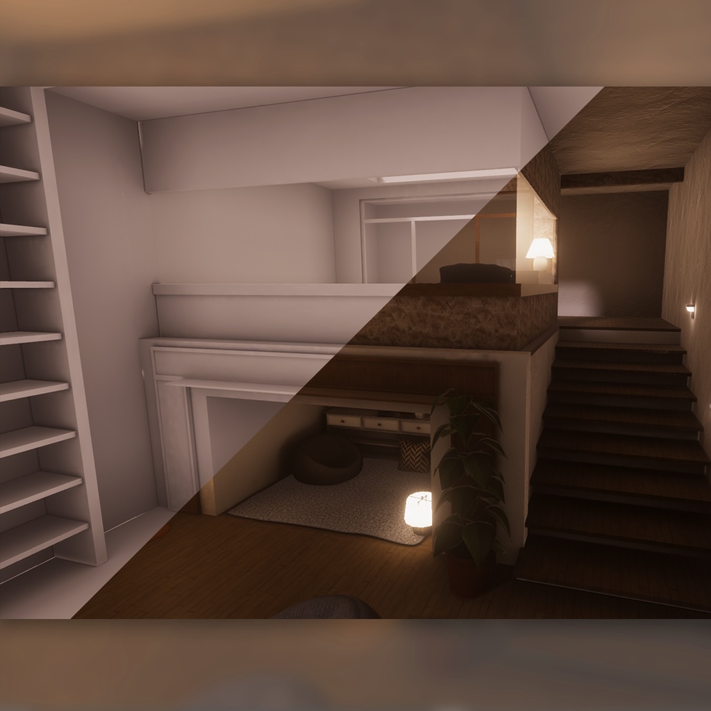 【VRC向けワールド想定】 Hearth Vitra(ハース ヴィトラ)