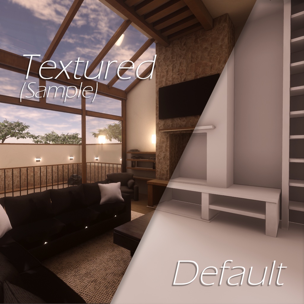 【VRC向けワールド想定】 Hearth Vitra(ハース ヴィトラ)