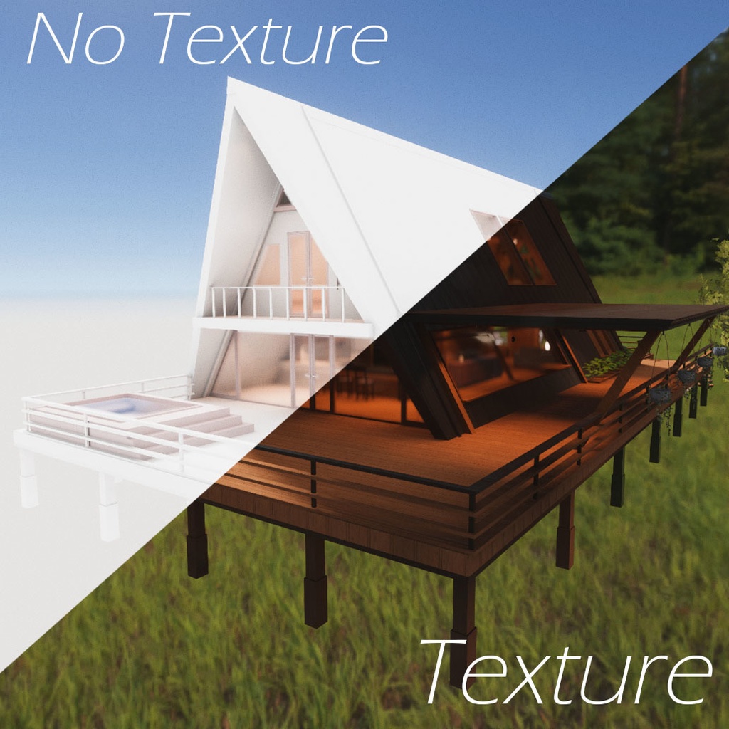 【VRC向けワールド想定】 A-Frame